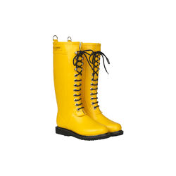 RUB1 lange gummistøvler, Cyber Yellow, Ilse Jacobsen Hornbæk